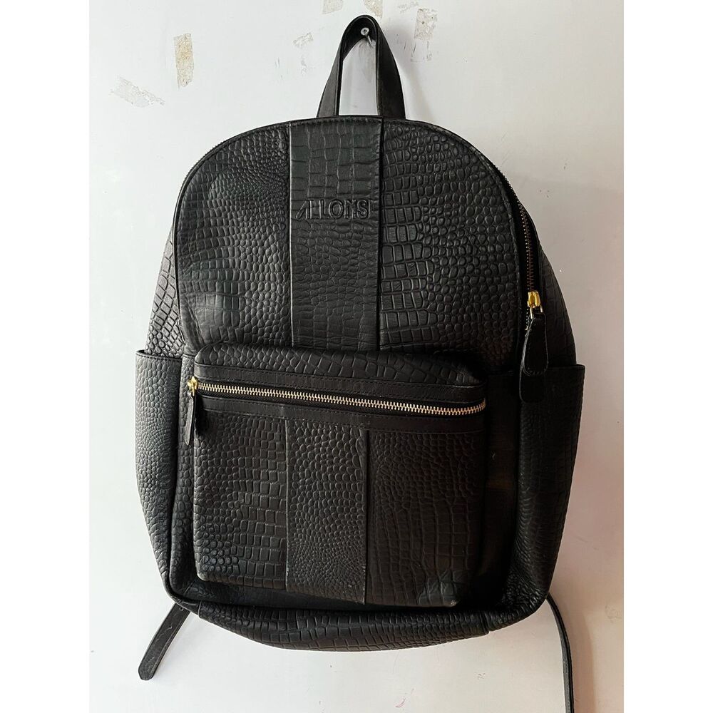 geniune leather backpack